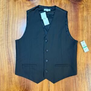 NEW Calvin Klein Men's Vest Large Formal Evening Business Button Wedding SS8